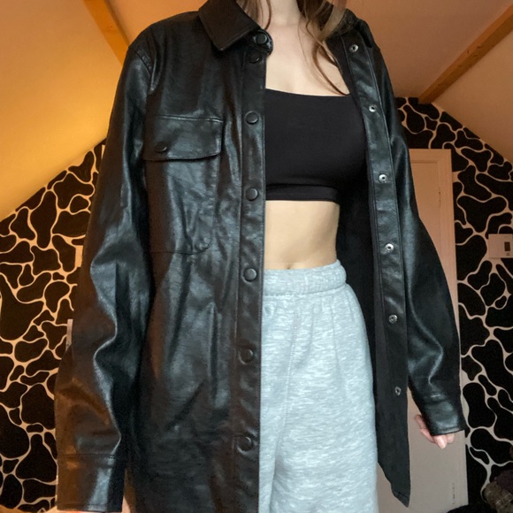 Dynamite Faux leather jacket - Picture 2 of 4